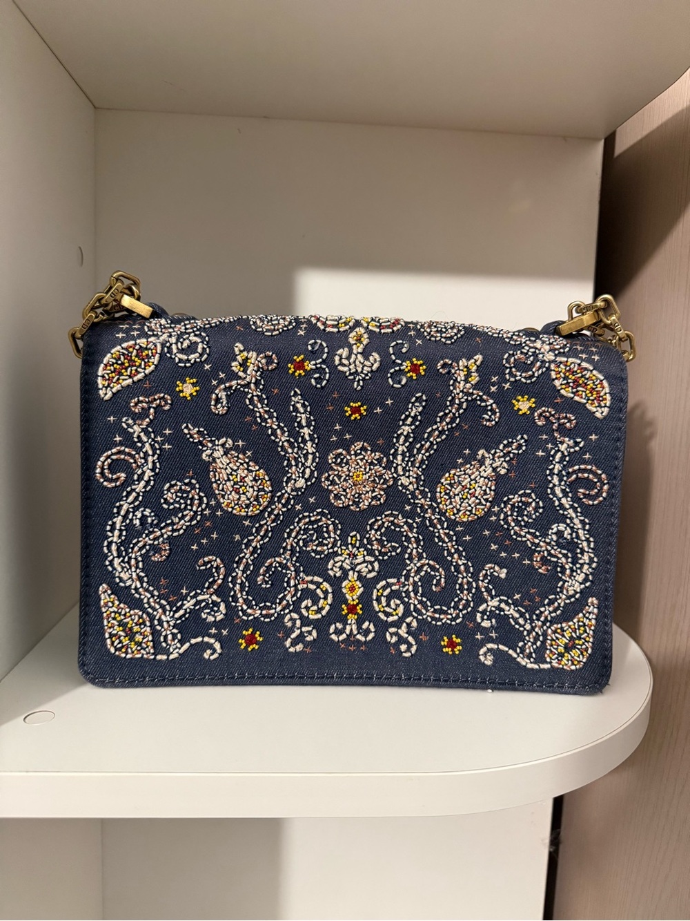 Dior J'ADIOR Embroidered Denim Bag - Limited Edition - Picture 5 of 14
